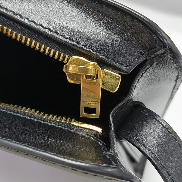 Calfskin Shoulder Bag Black