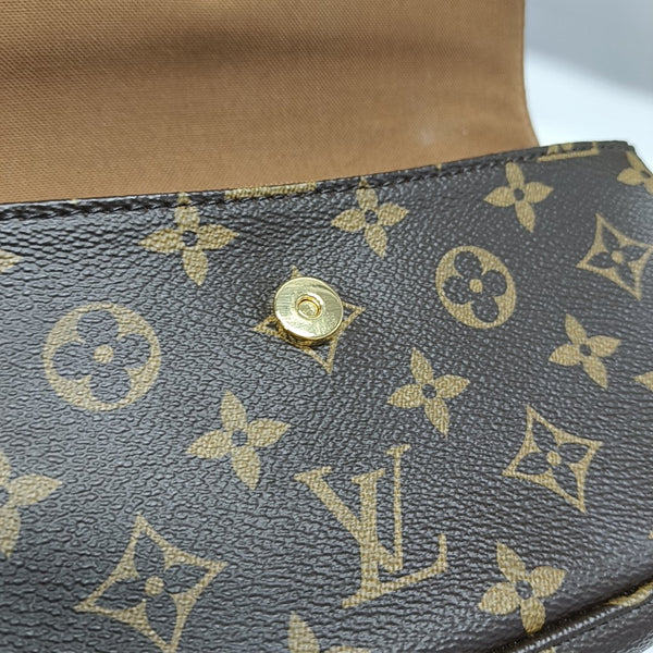IVY Monogram Coated Canvas Brown
