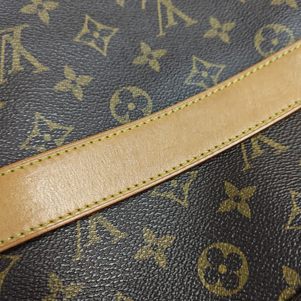 VALMY Monogram Coated Canvas Brown