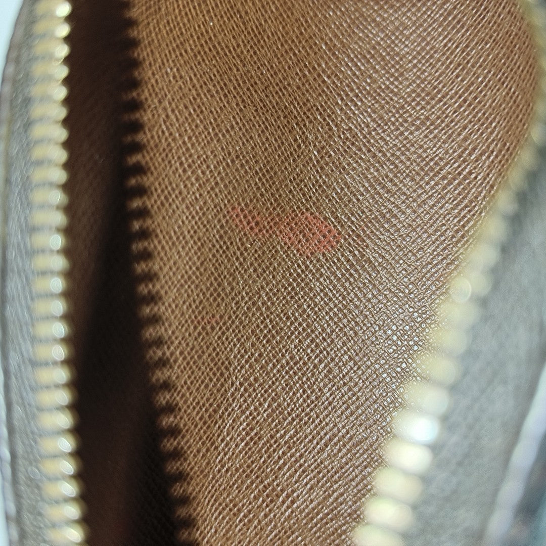 PAPILLON Mini Monogram Coated Canvas Brown
