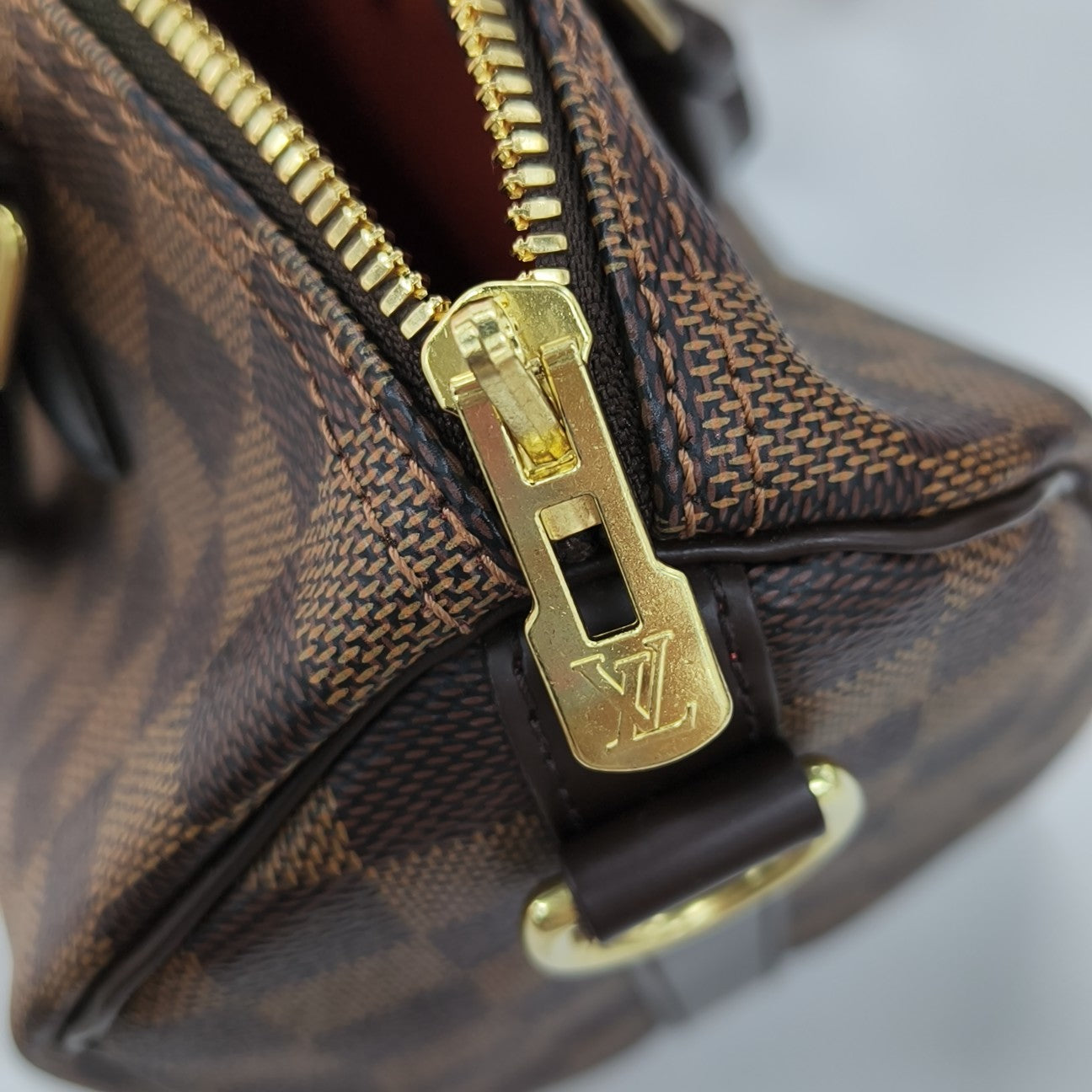 SPEEDY 25 Damier Ebene Coated Canvas Brown