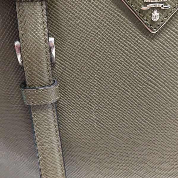 Saffiano Calfskin Tote Bag Green