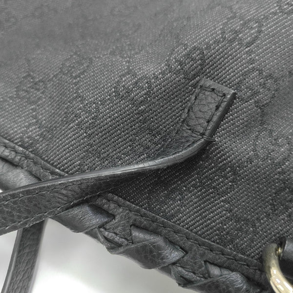 Monogram Canvas Tote Bag Black
