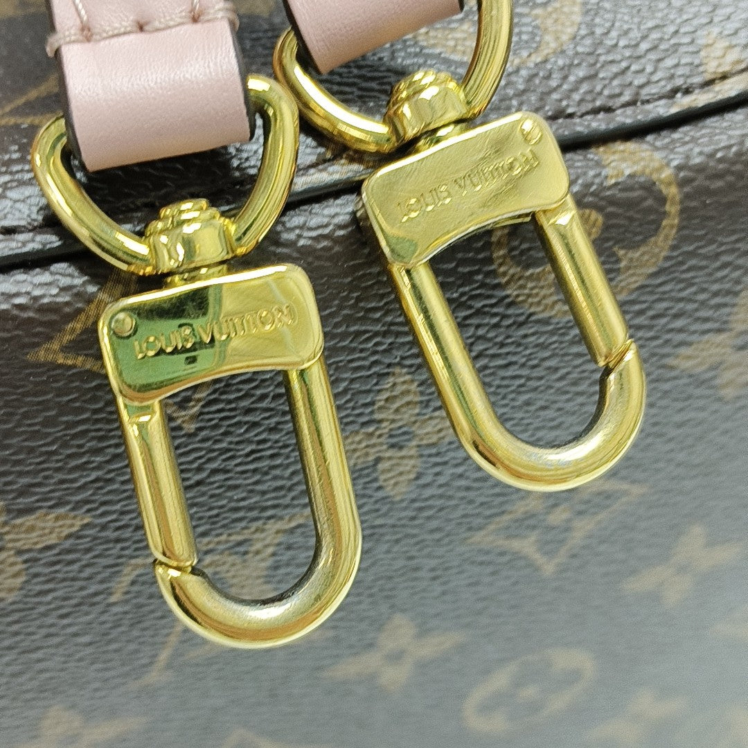 NÉONOÉ MM Monogram Coated Canvas Brown