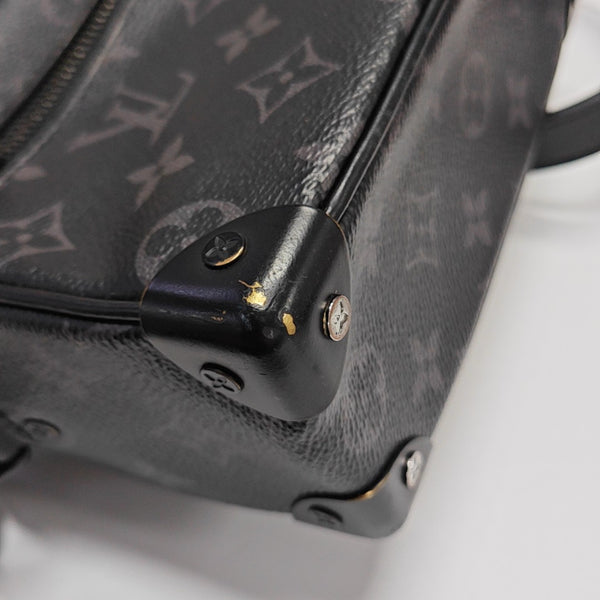 SOFT TRUNK Mini Monogram Coated Canvas Black