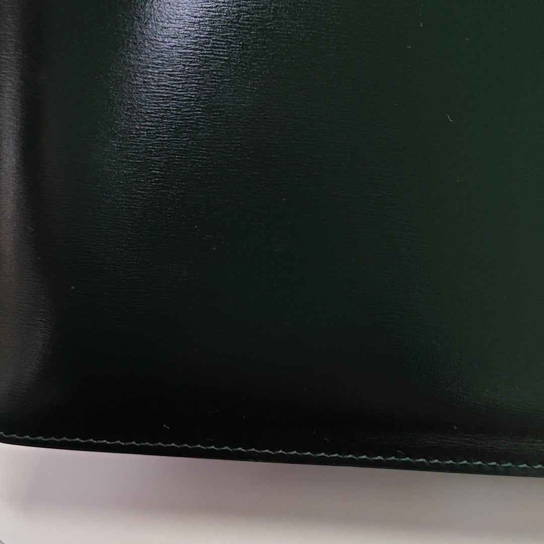CLASP Medium Calfskin Green