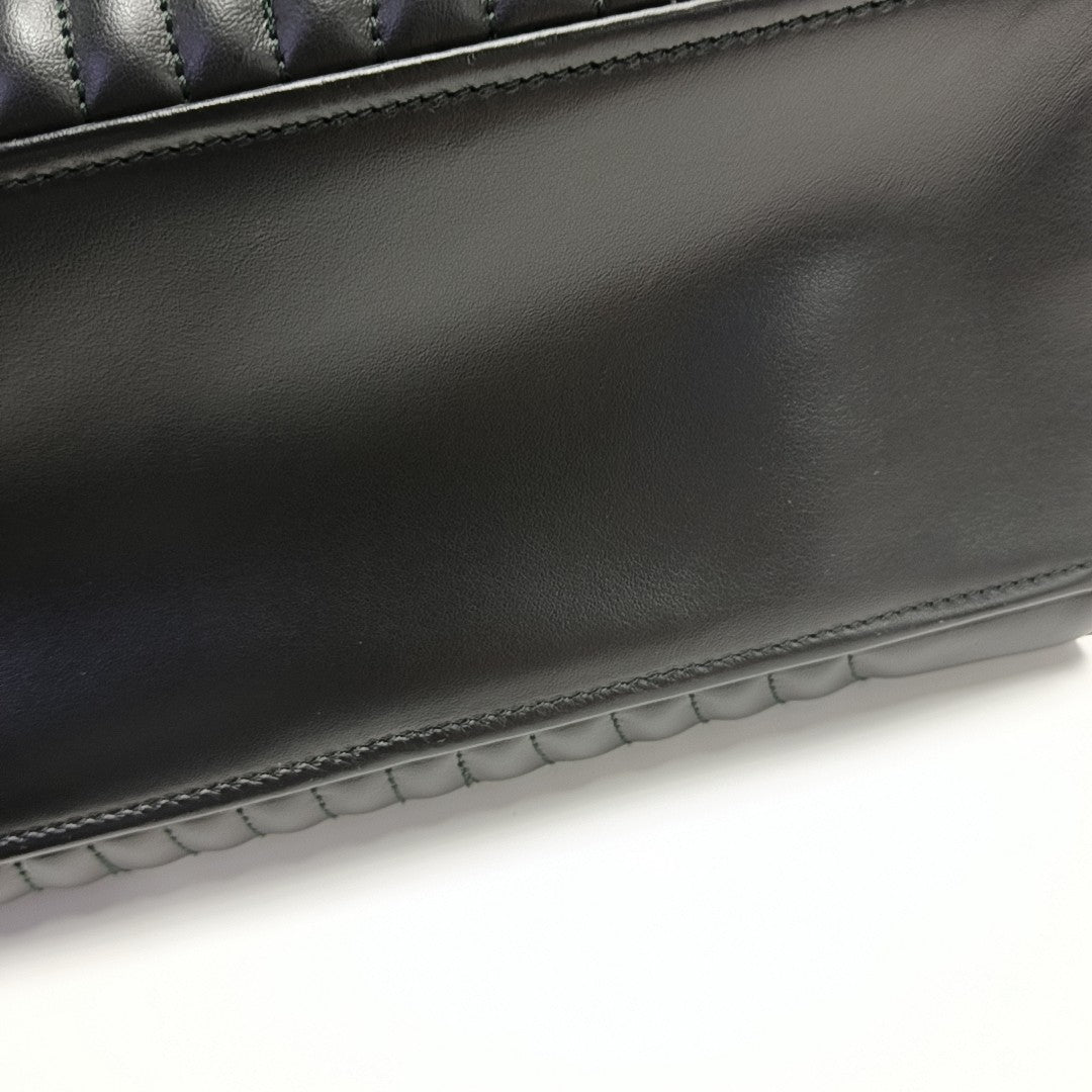 Diagramme Quilted Calfskin Black