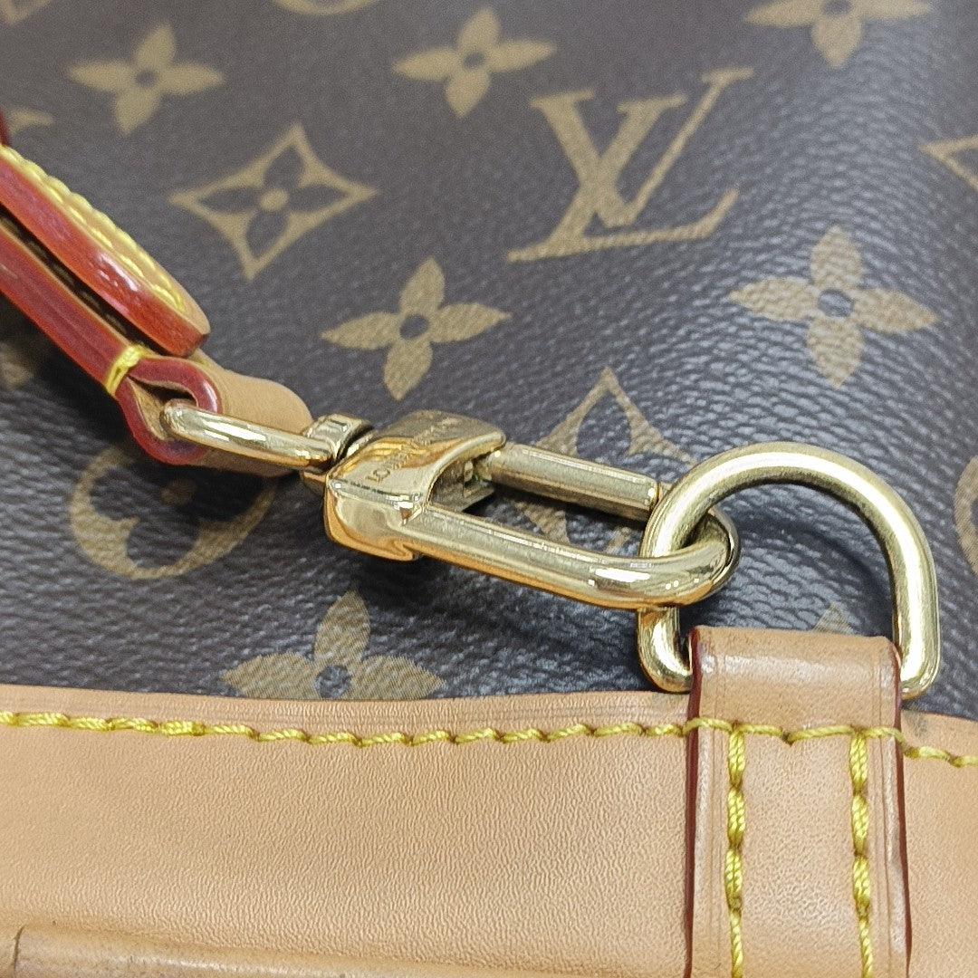 SOHO Mini Monogram Coated Canvas Brown