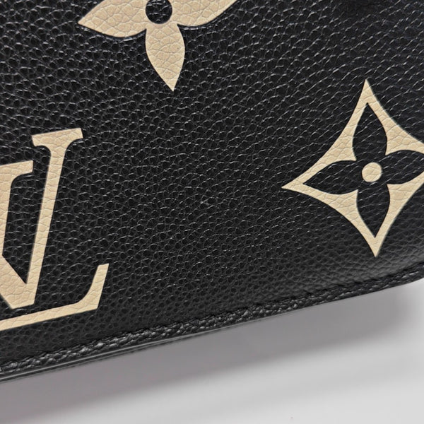 MÉTIS EAST WEST Monogram Calfskin Black