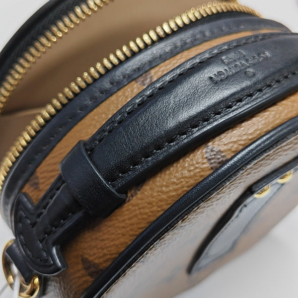 BOITE CHAPEAU Mini Monogram Coated Canvas Brown