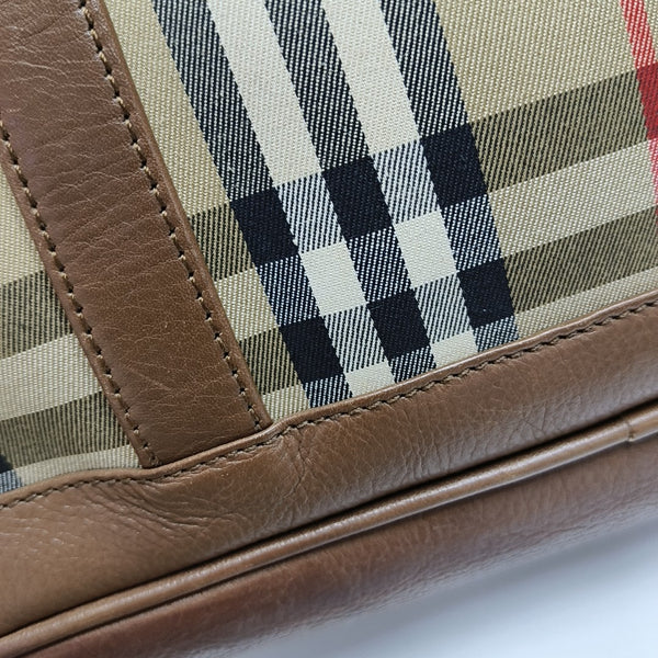 Canvas Top Handle Bag Brown