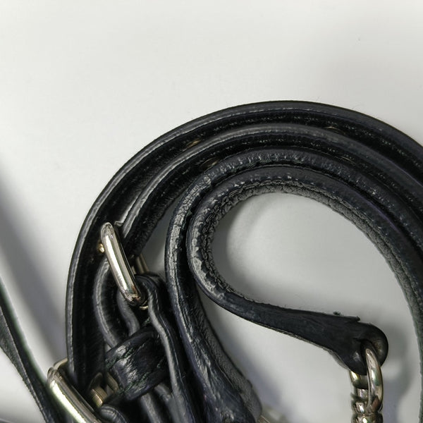 Calfskin Shoulder Bag Black