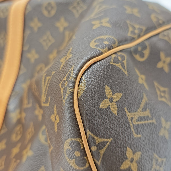 SAC SOUPLE 55 Monogram Coated Canvas Brown