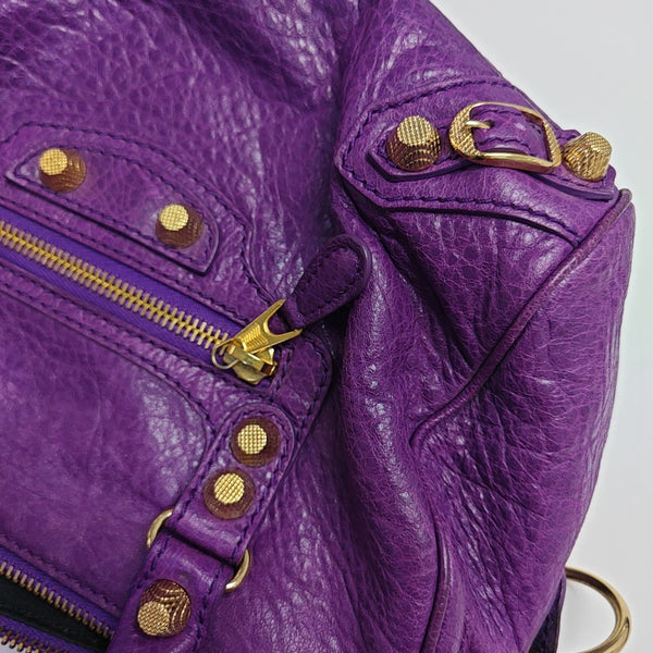 Classic City Mini Lambskin Purple