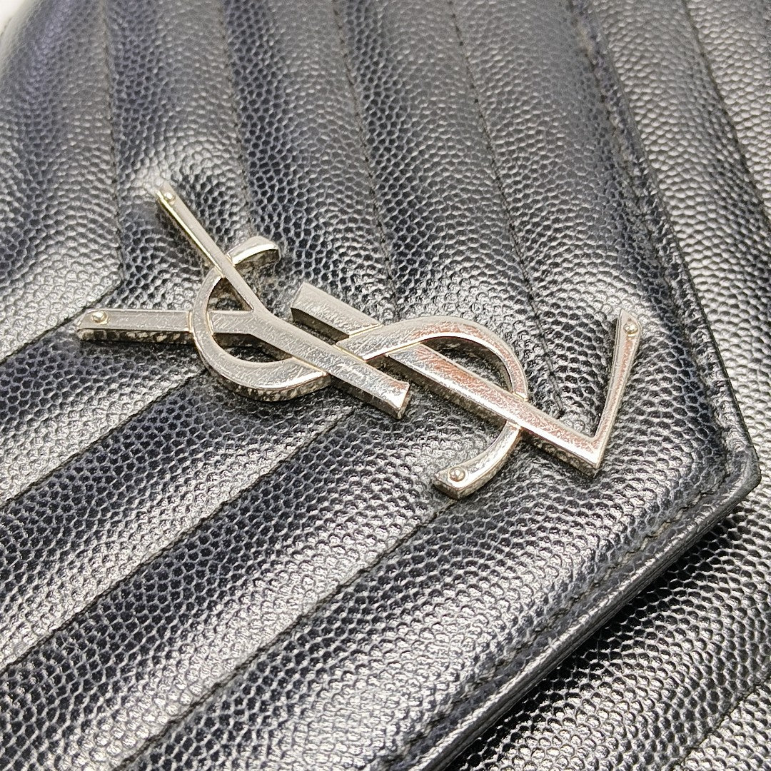MONOGRAM Medium Chevron Calfskin Black
