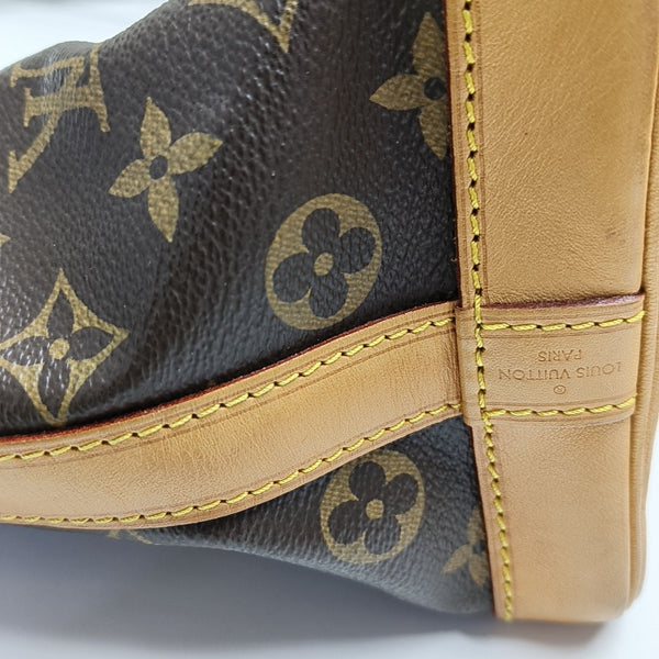 NOÉ BB Monogram Coated Canvas Brown