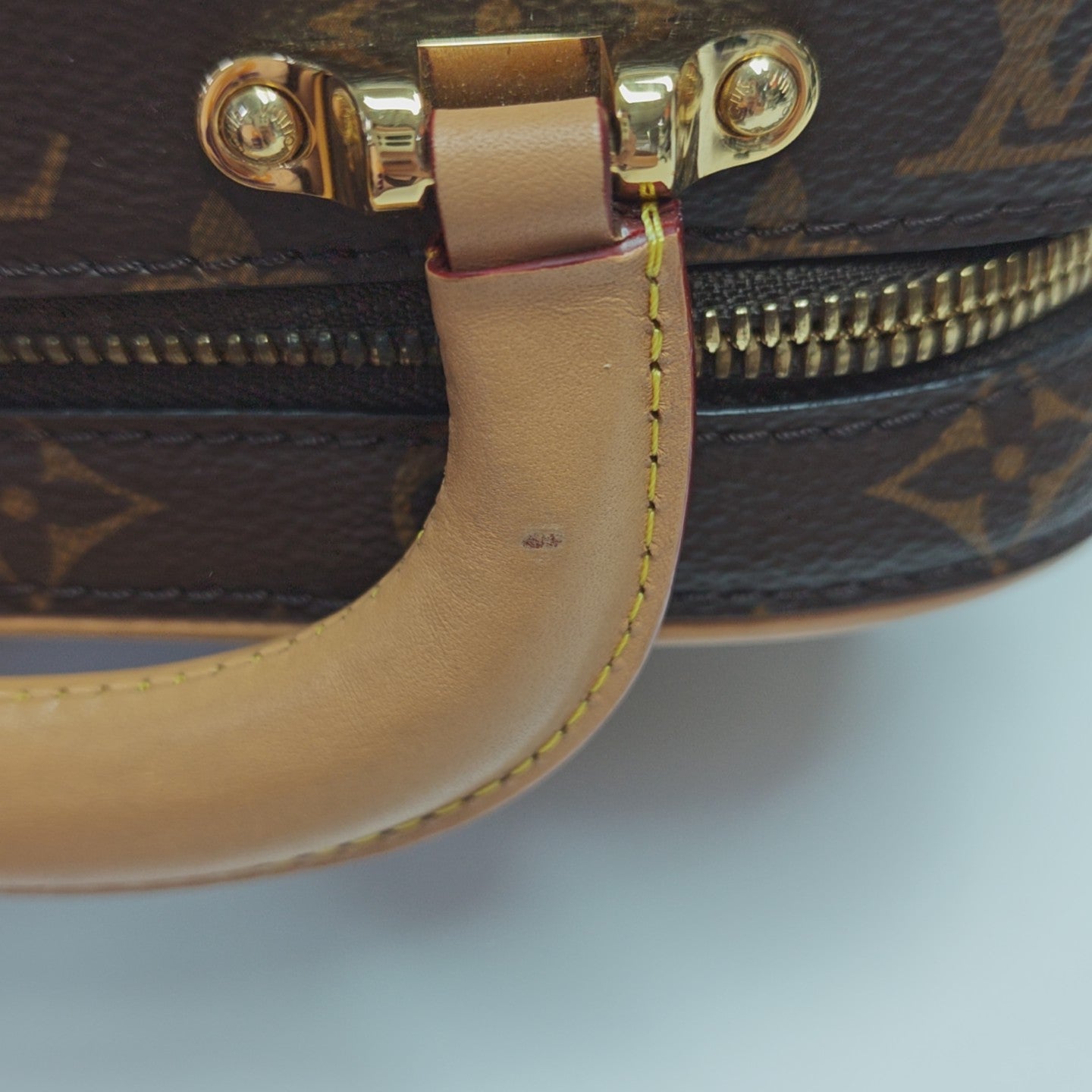 LUGGAGE Monogram Coated Canvas Brown