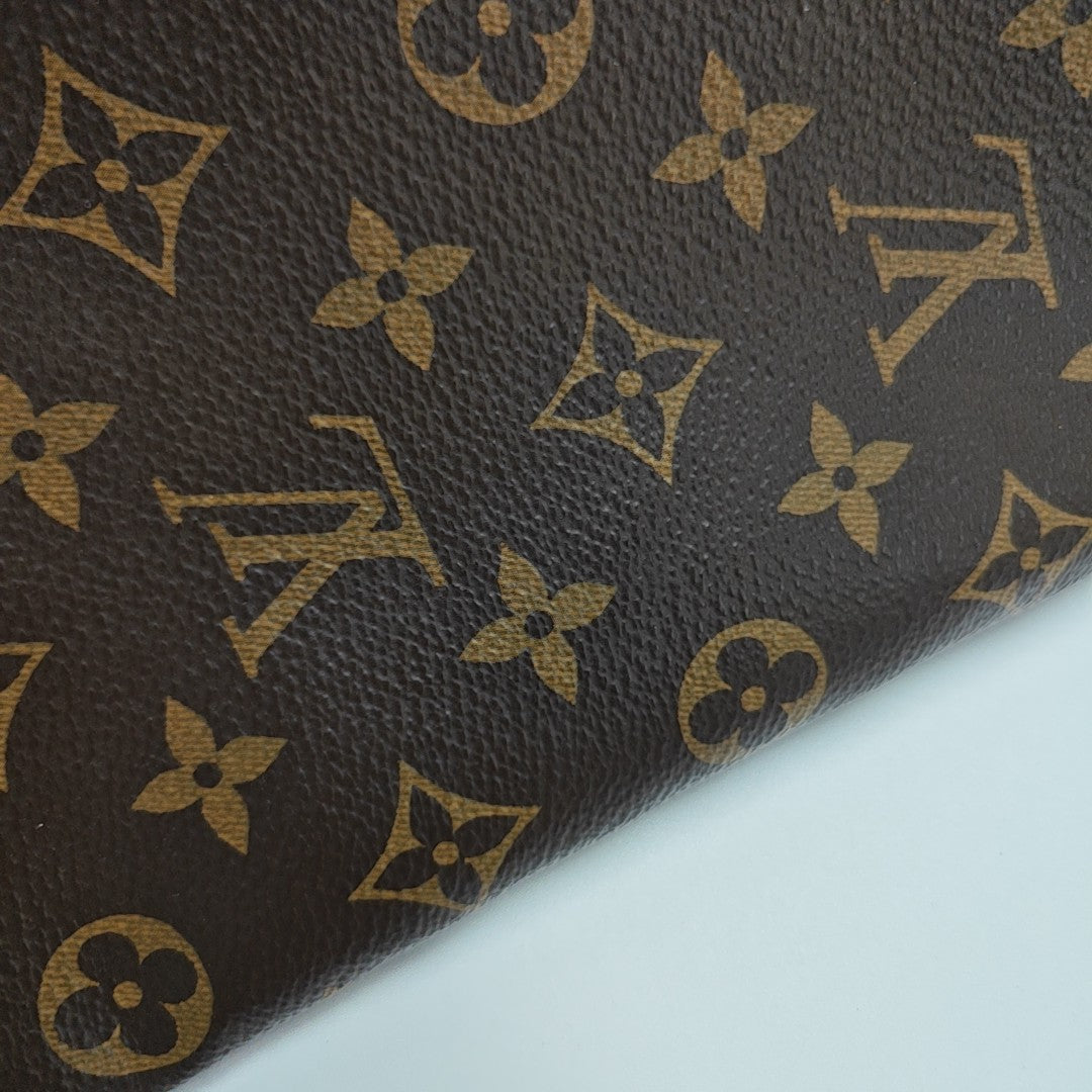 A4 Monogram Coated Canvas Brown