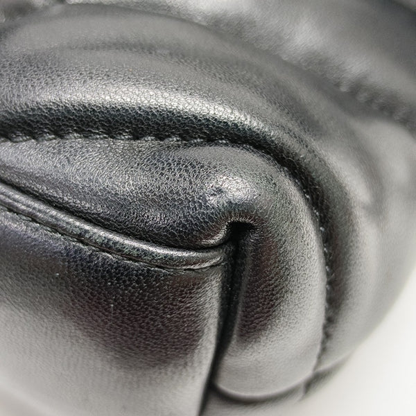 Quilted Calfskin Shoulder Bag Black