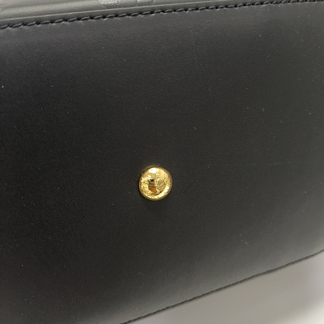 VERY MM Monogram Calfskin Black