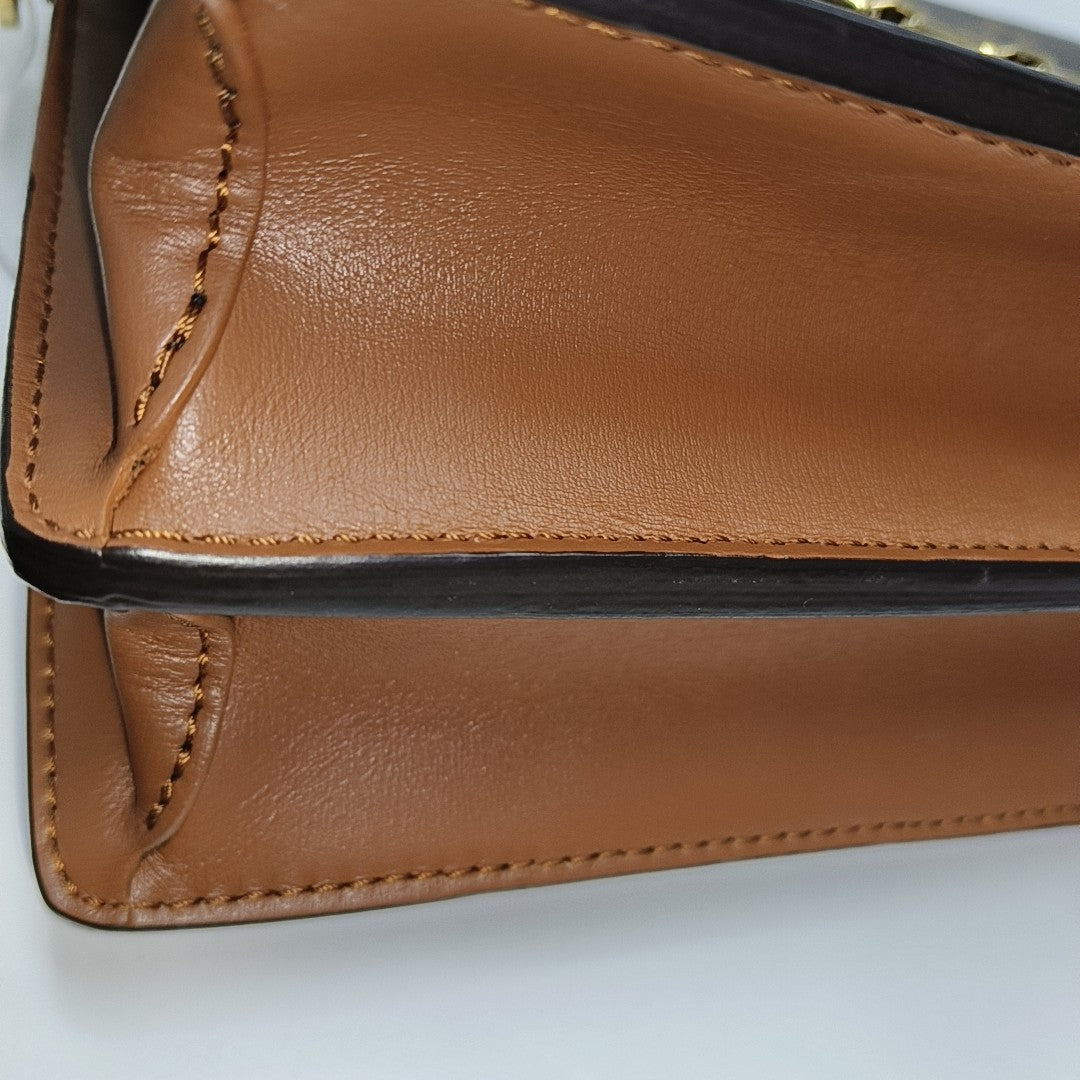 DAUPHINE MM Monogram Coated Canvas Brown