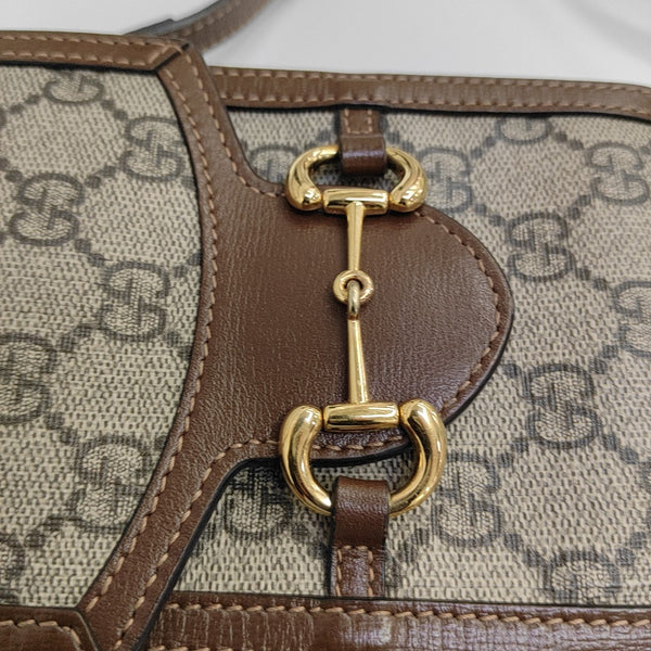 Horsebit 1955 Mini Coated Canvas Beige