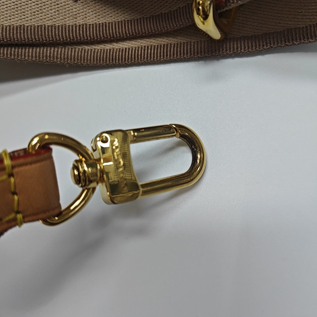 NEVERFULL BB Monogram Coated Canvas Brown