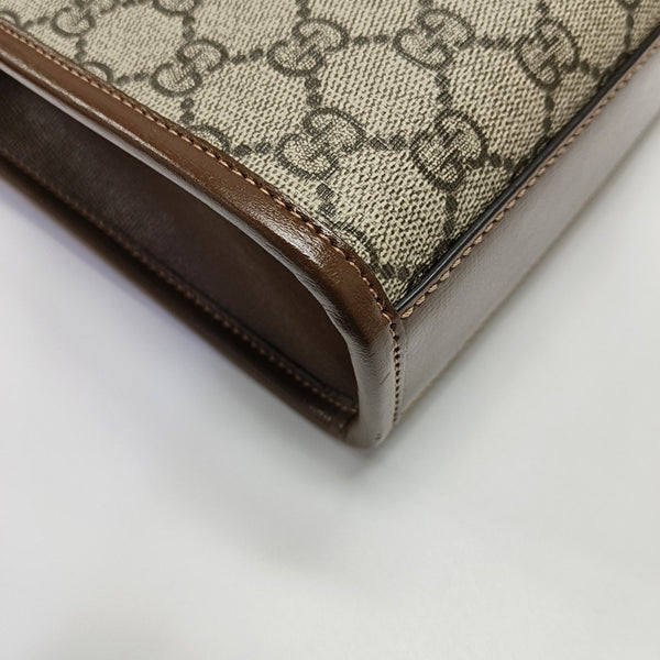 Retro Mini Monogram Coated Canvas Beige