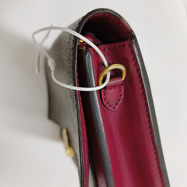FLORE Monogram Coated Canvas Brown