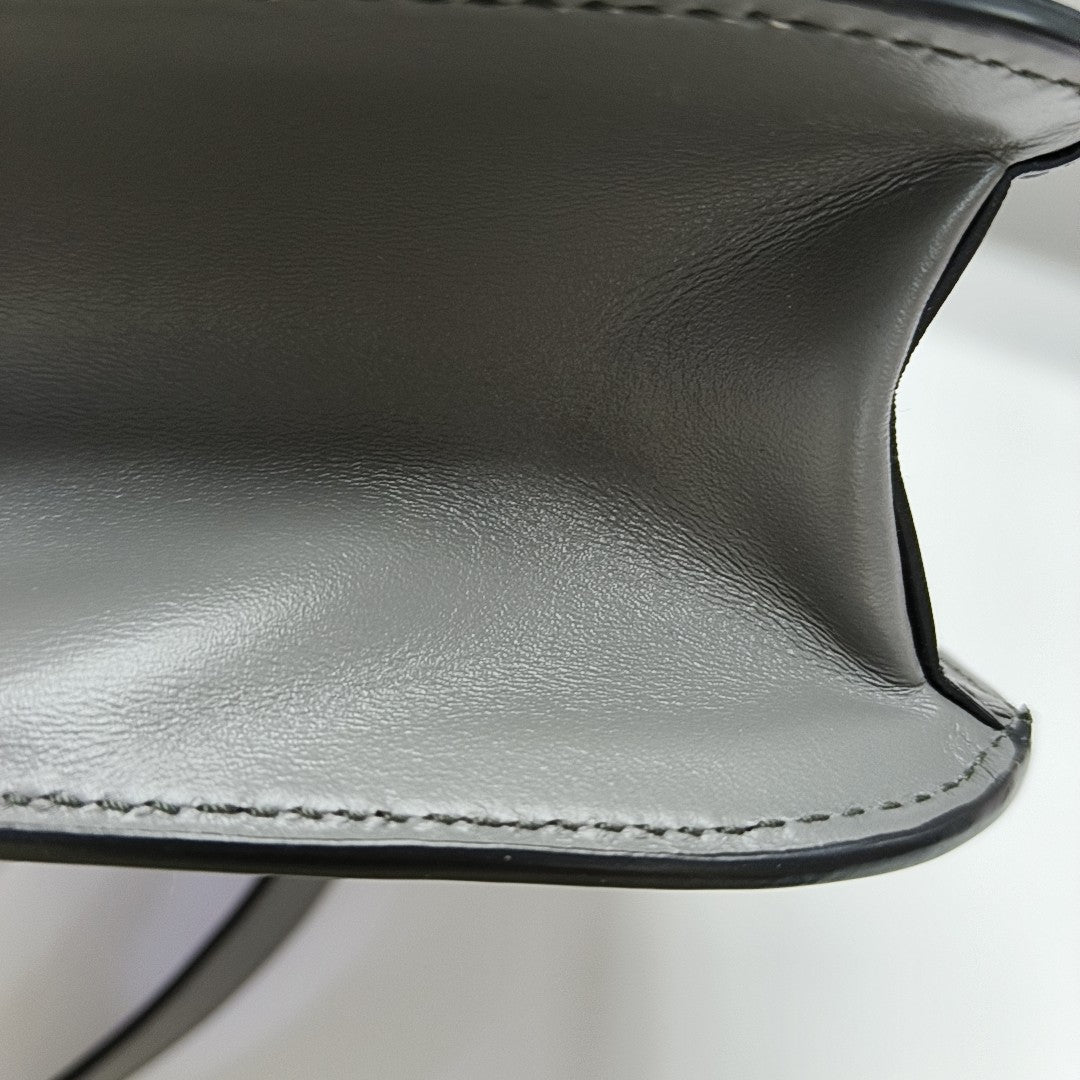 Calfskin Crossbody Bag Gray
