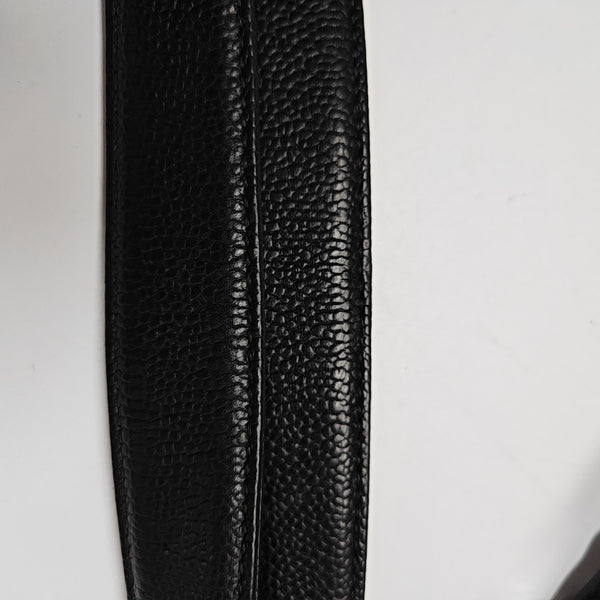 CHANEL GST Large Quilted Grained Calfskin Black