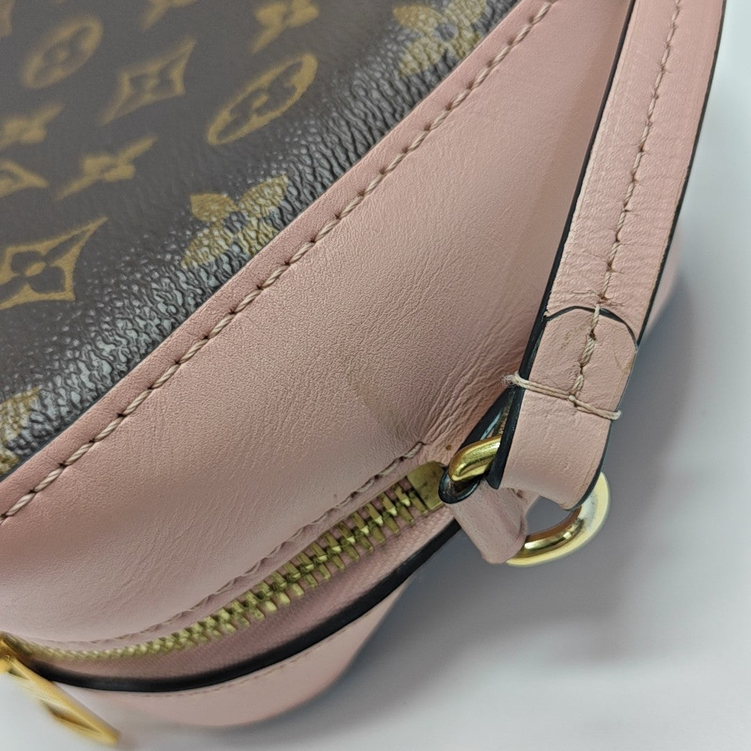 SAINTONGE Monogram Coated Canvas Brown