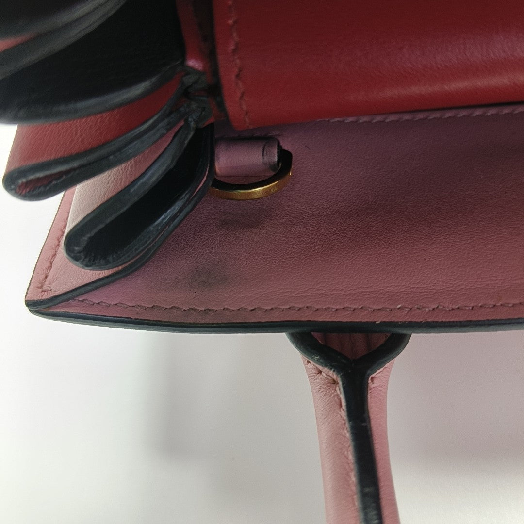 Bibliothèque Saffiano Calfskin Pink