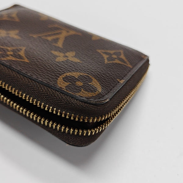 ZIPPY Monogram Coated Canvas Brown Wallet