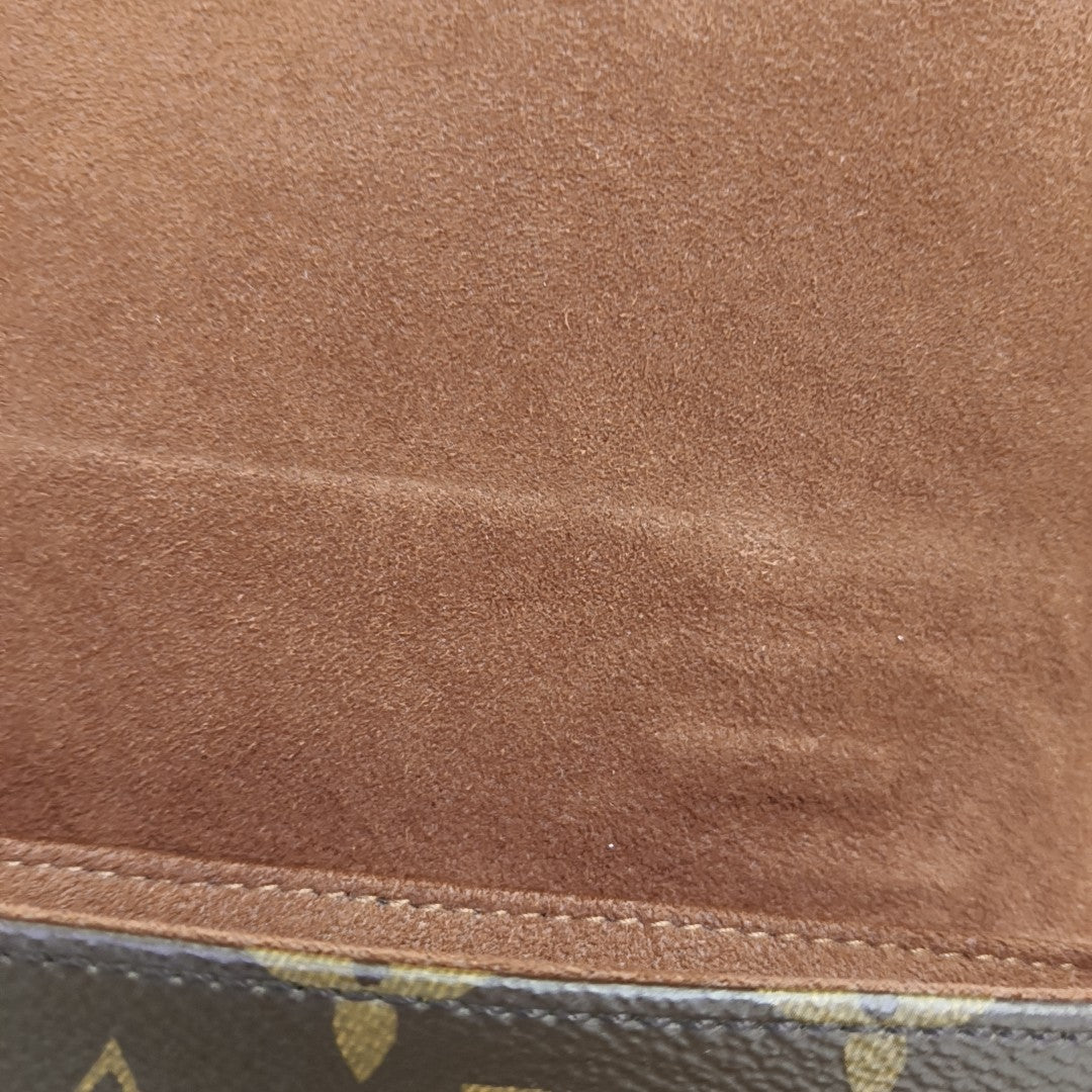 LOCKY BB Monogram Coated Canvas Brown