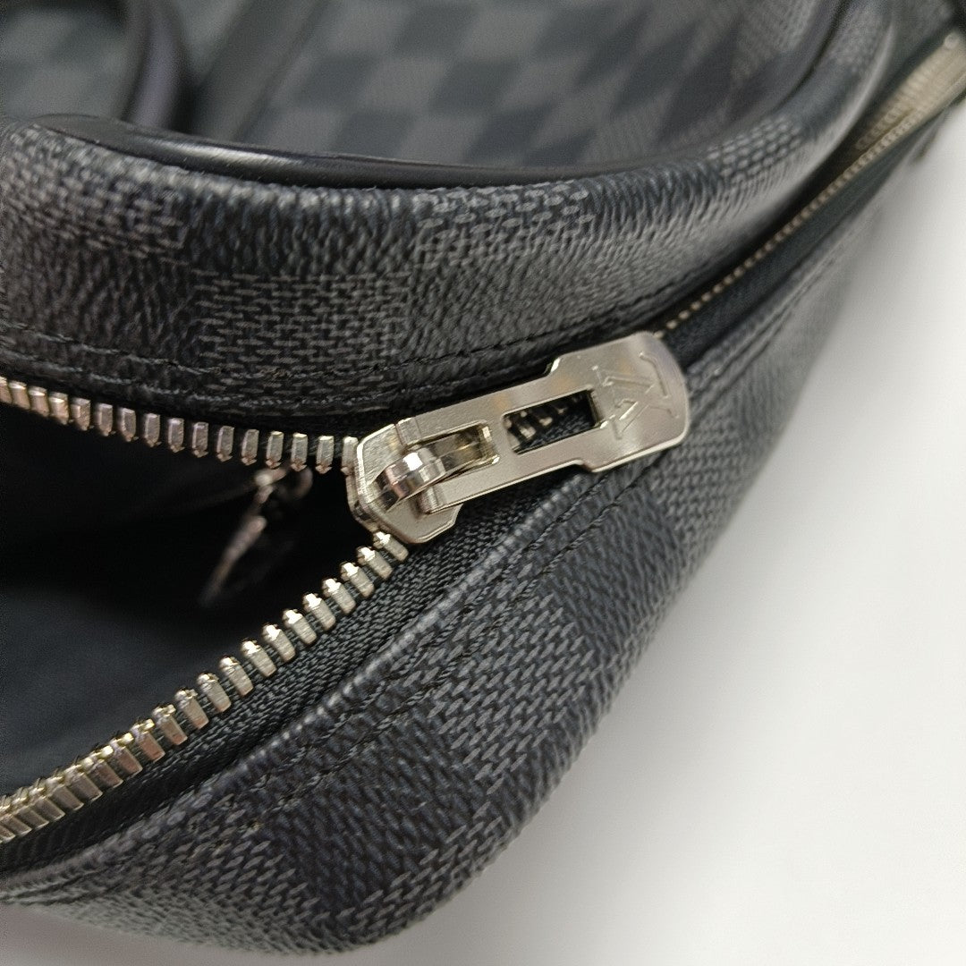 PORTE-DOCUMENTS Damier Graphite Coated Canvas Black