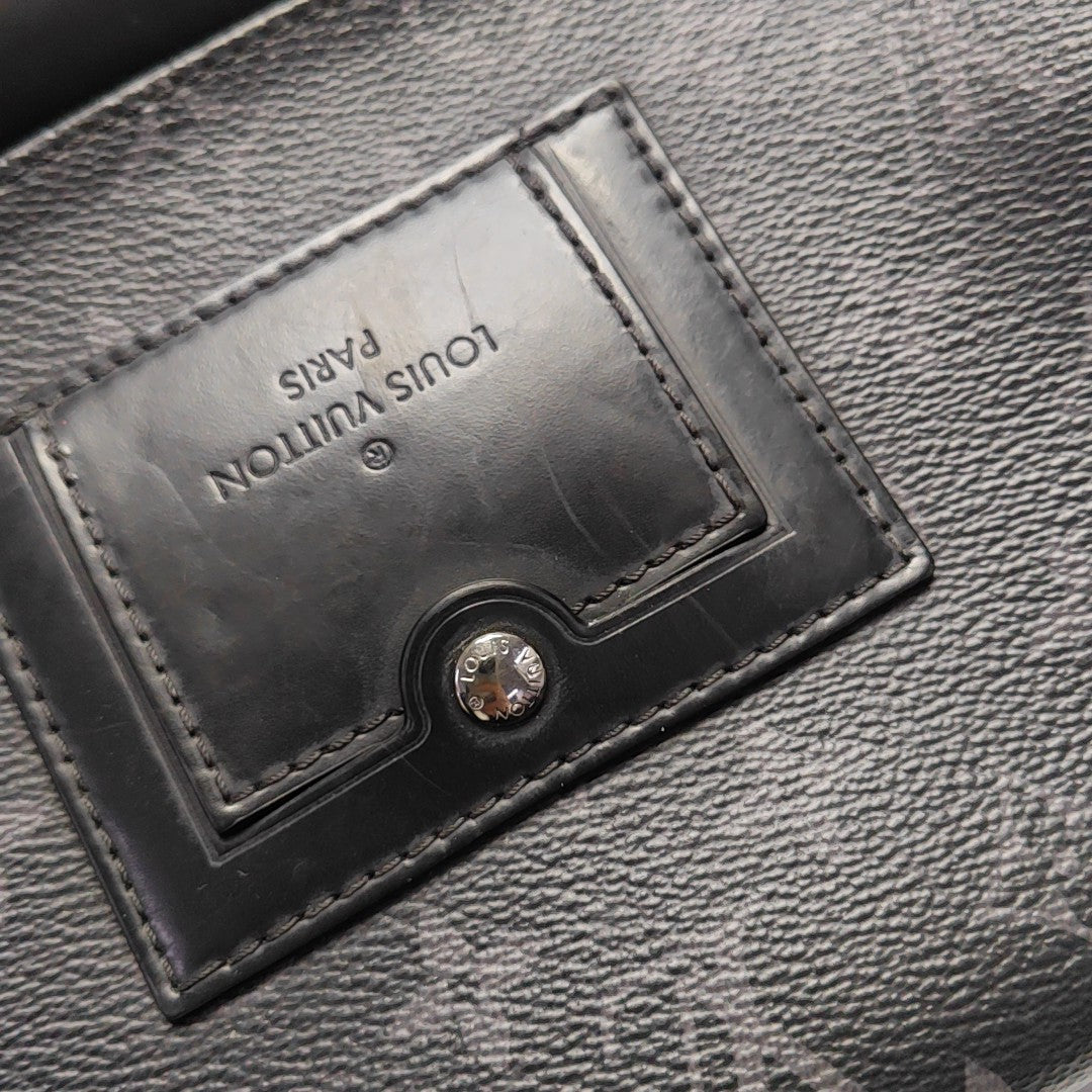 VOYAGER PM Monogram Coated Canvas Black
