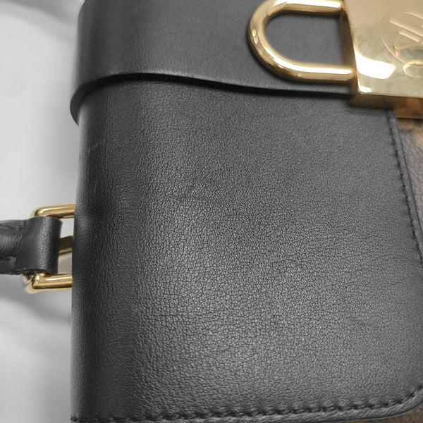 LOCKY BB Monogram Coated Canvas Brown