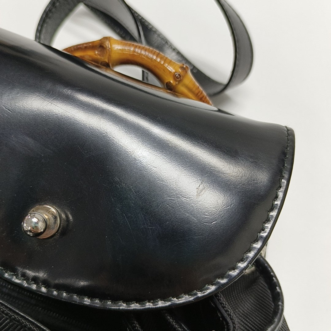Canvas Backpack Black