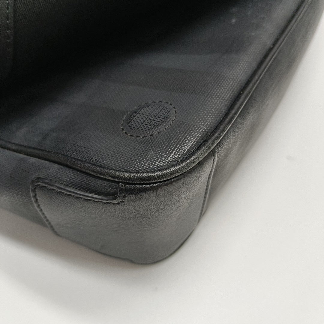 London Coated Canvas Black