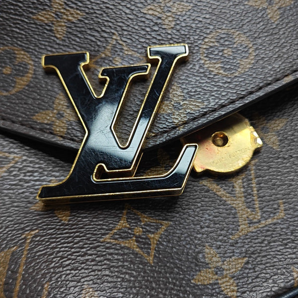 PASSY Monogram Coated Canvas Brown