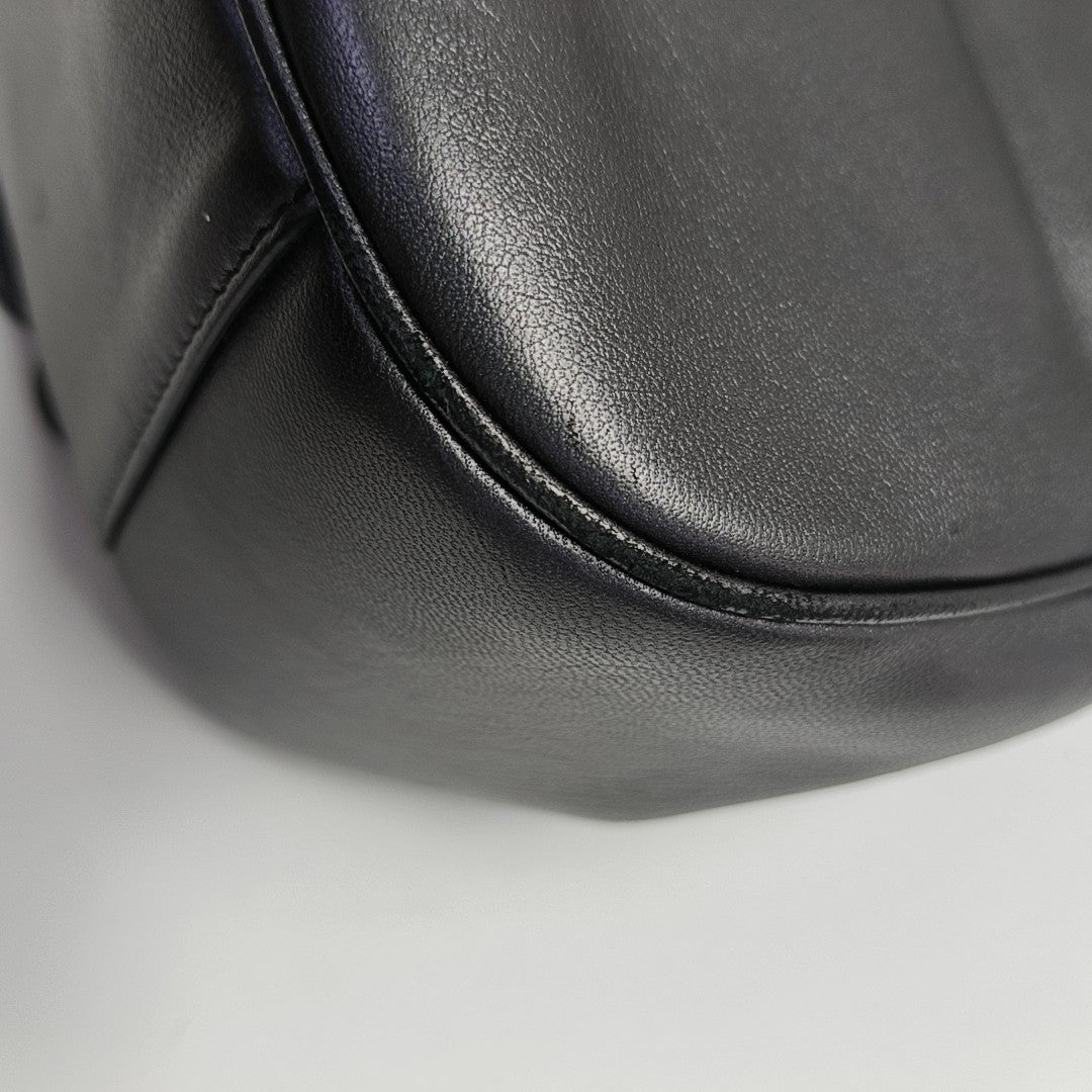 Lambskin Shoulder Bag Gray