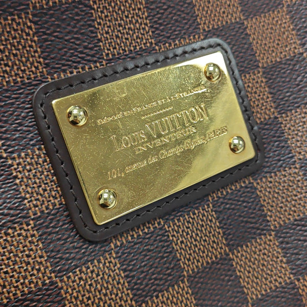 EVA Damier Ebene Coated Canvas Brown