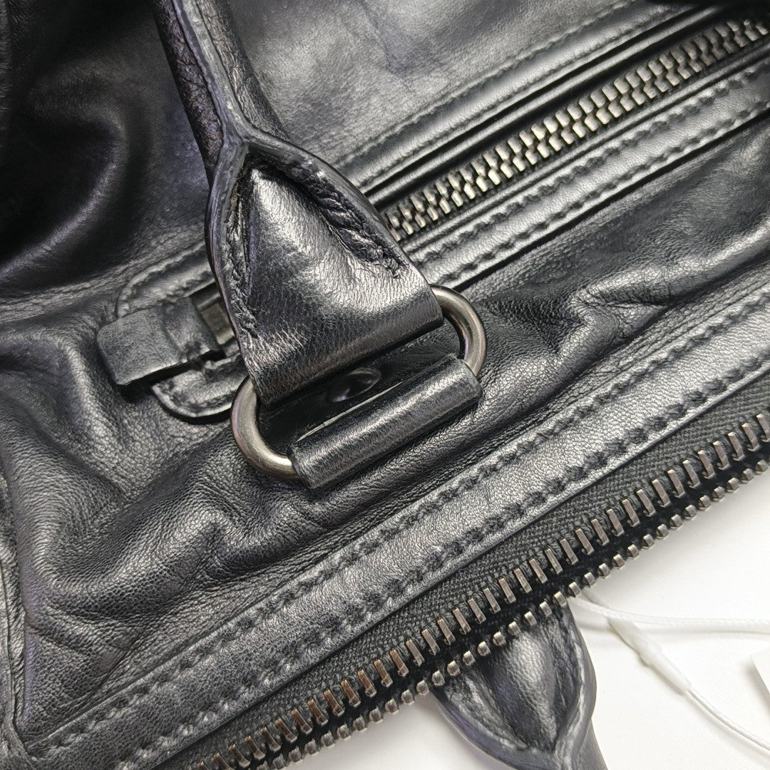 Calfskin Shoulder Bag Black