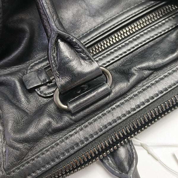 Calfskin Shoulder Bag Black