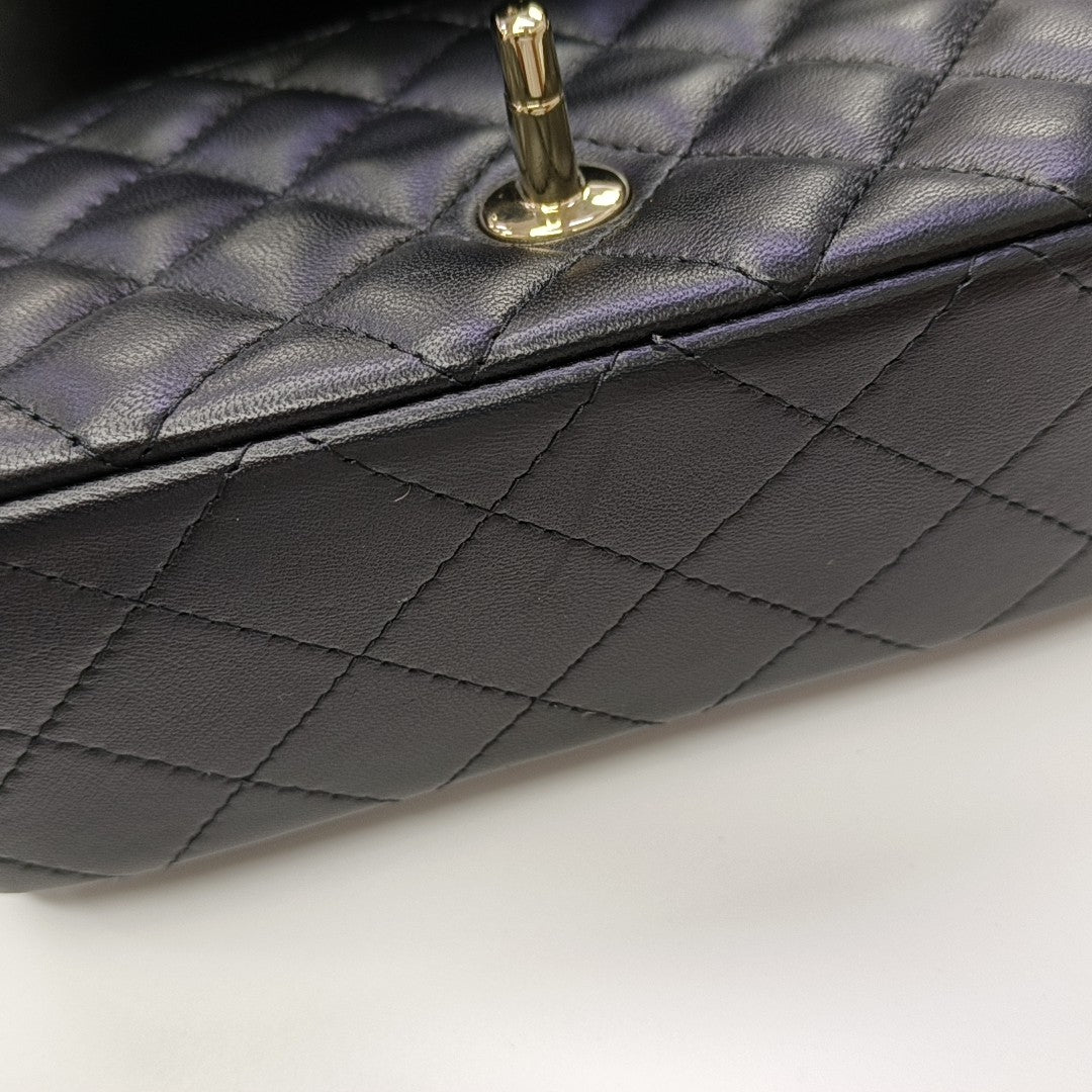 CLASSIC FLAP Mini Quilted Lambskin Black
