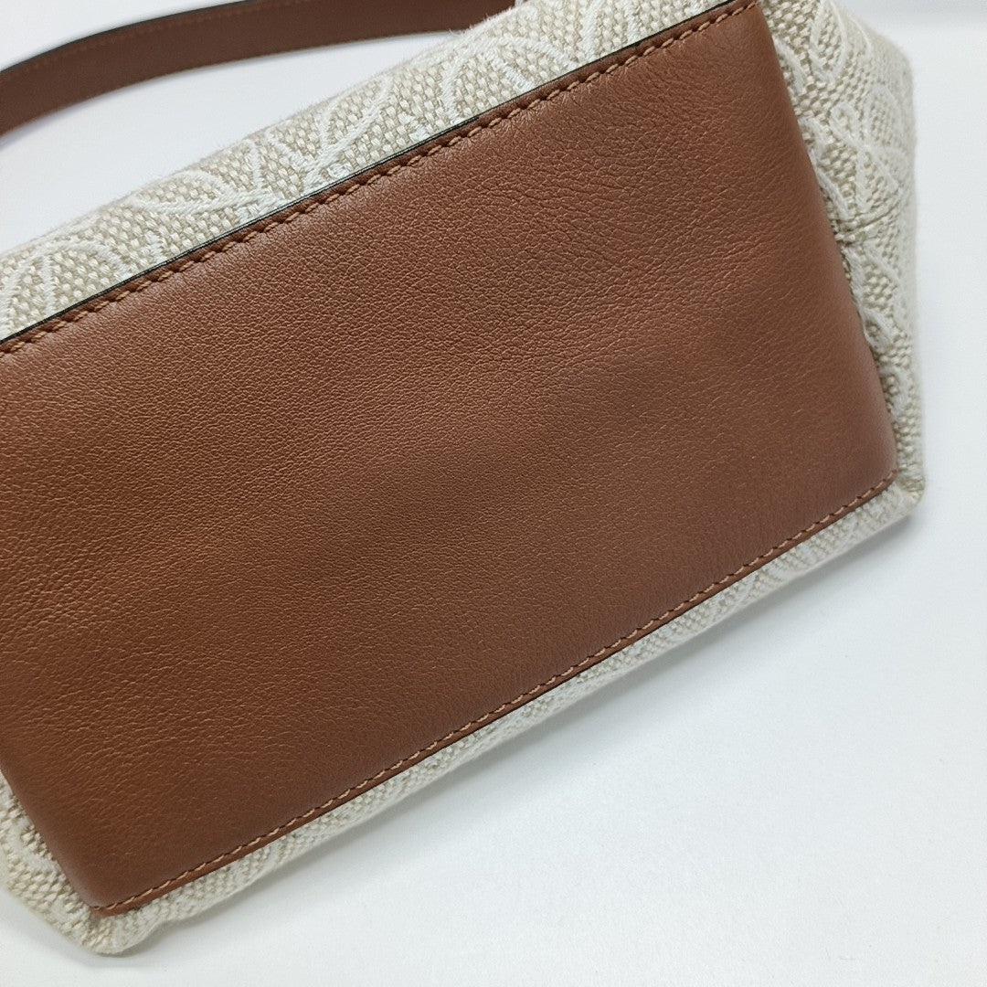 Monogram Canvas Top Handle Bag Beige