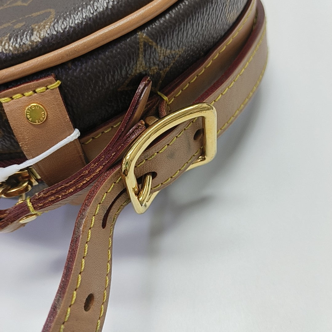 BOITE CHAPEAU PM Monogram Coated Canvas Brown