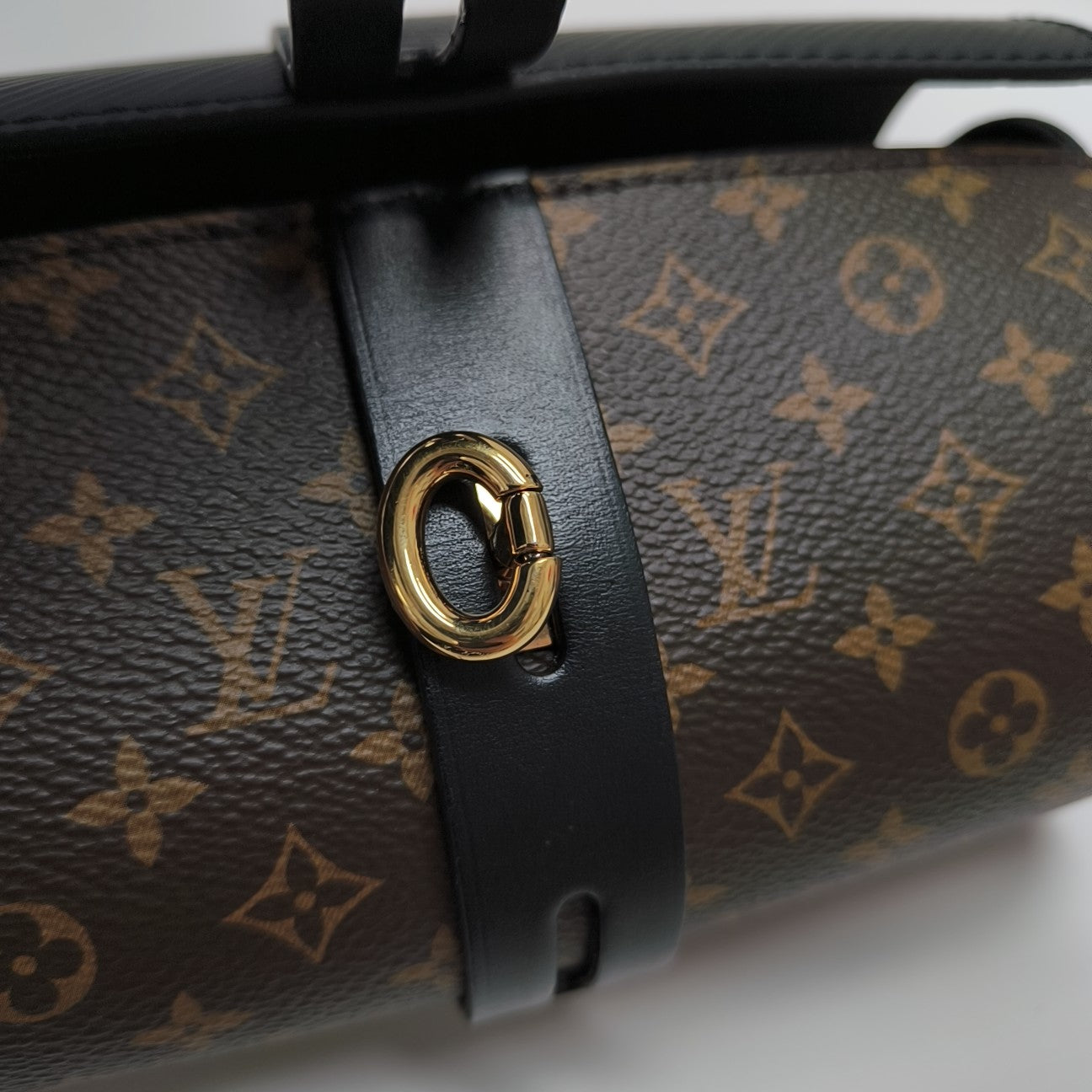GLASSES CASE Monogram Coated Canvas Black
