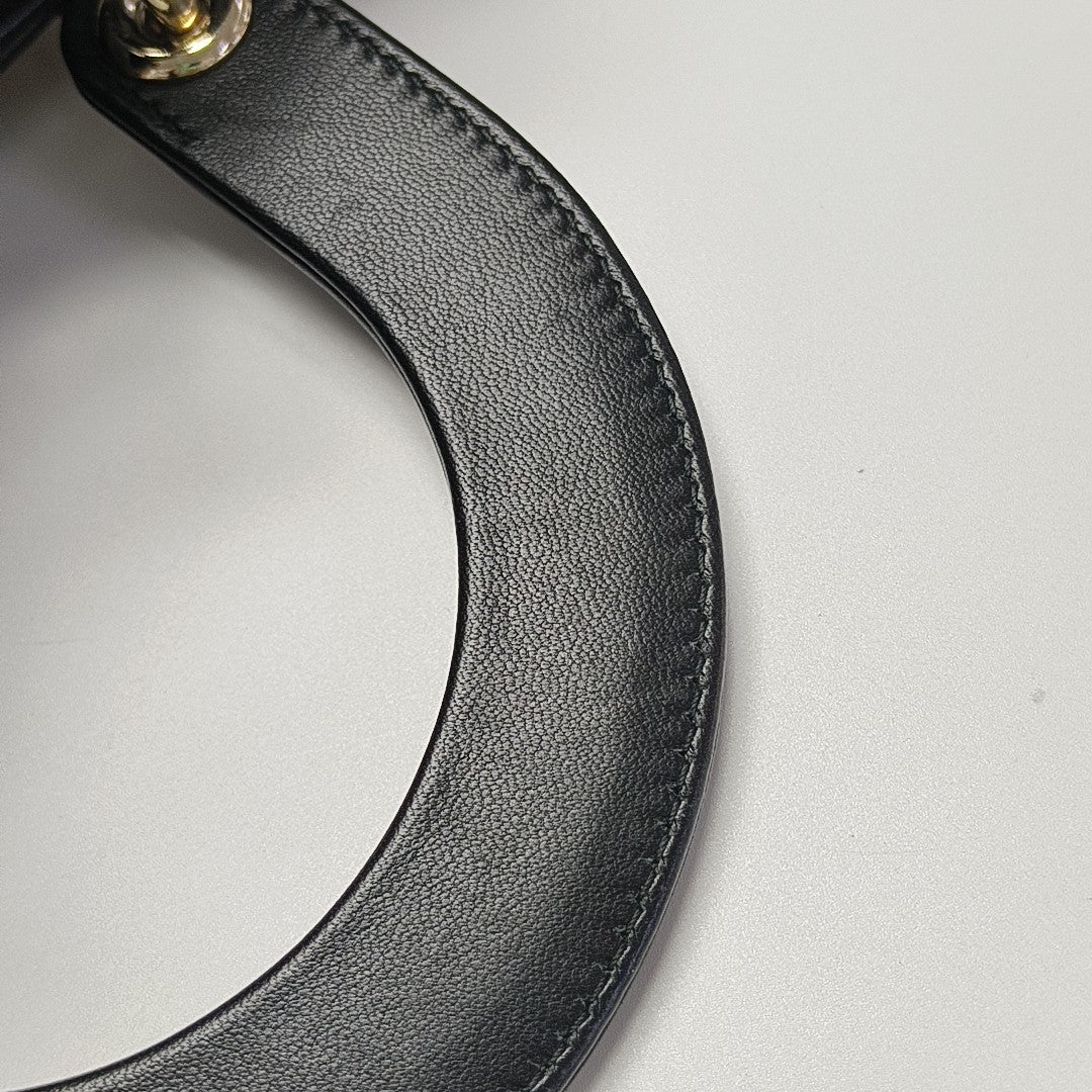 Lady Dior Small Cannage Lambskin Black